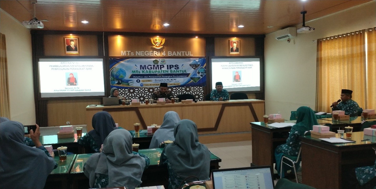 Perdalam Konsep Pembelajaran Mendalam, Guru IPS MTsN 9 Bantul Aktif di MGMP